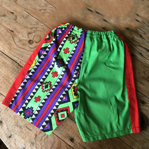 Straight retro sports casual micro-elastic five-point pants
