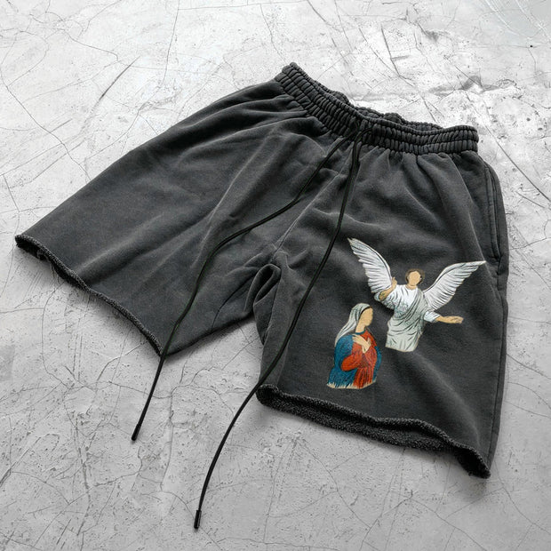 Retro personality casual casual street shorts