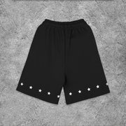 Street Letter Print Shorts