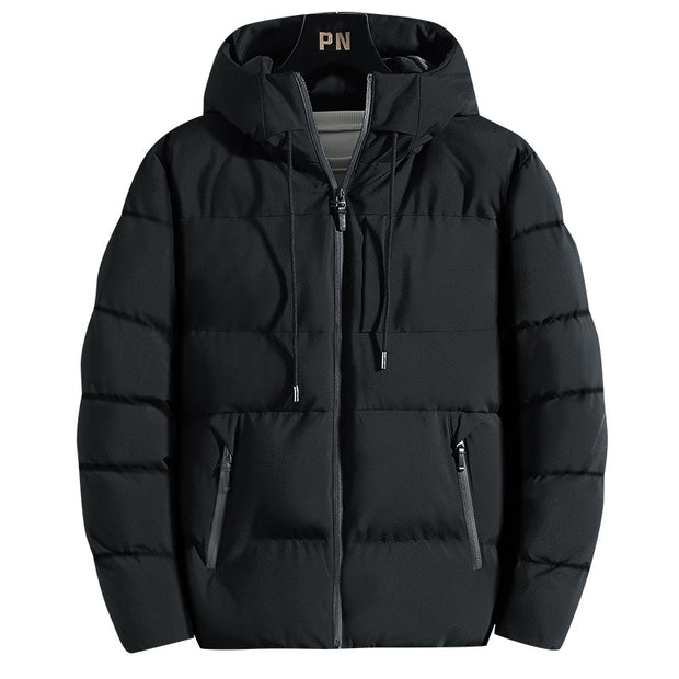 Slim-fit casual cotton jacket