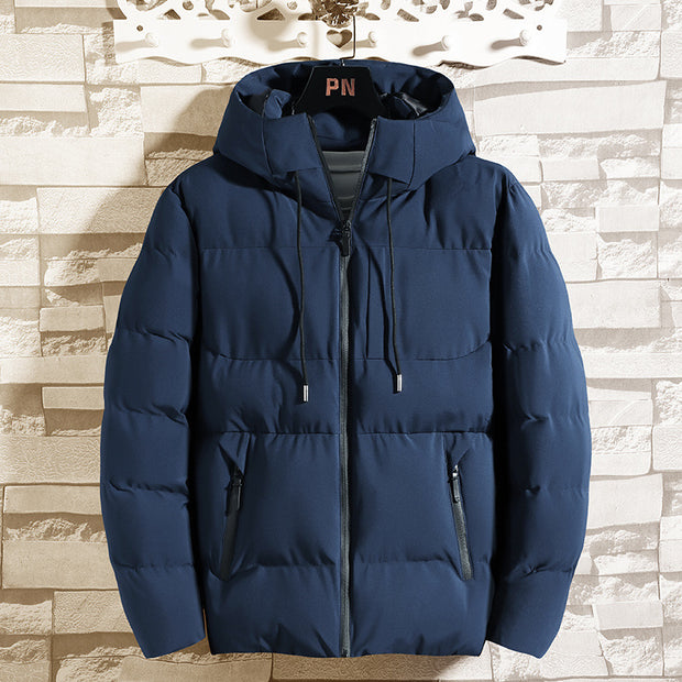 Slim-fit casual cotton jacket