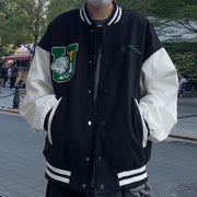 Trendy loose baseball jacket