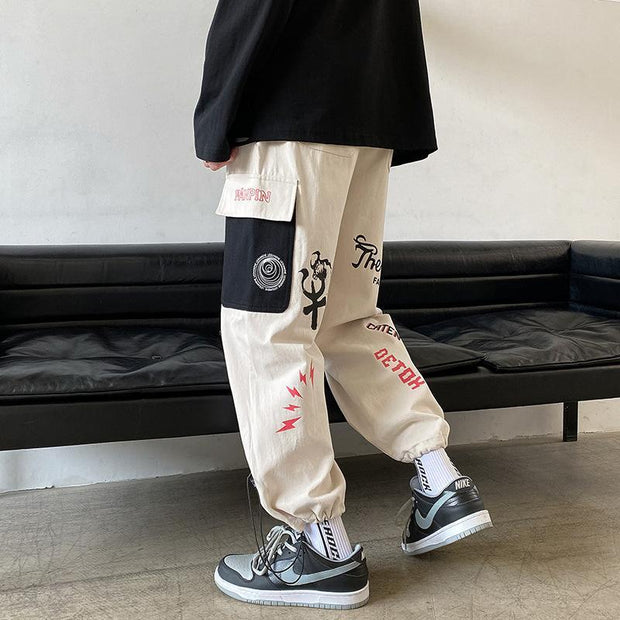 Hip-hop overalls casual trousers