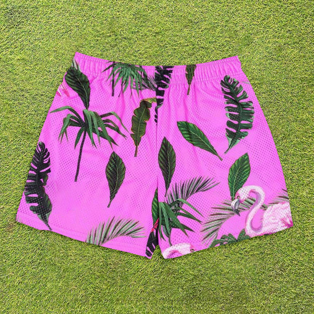 Retro Fashion Casual Mesh Street Shorts