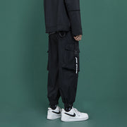 Workwear and straight leg wide Hong Kong style casual pants
