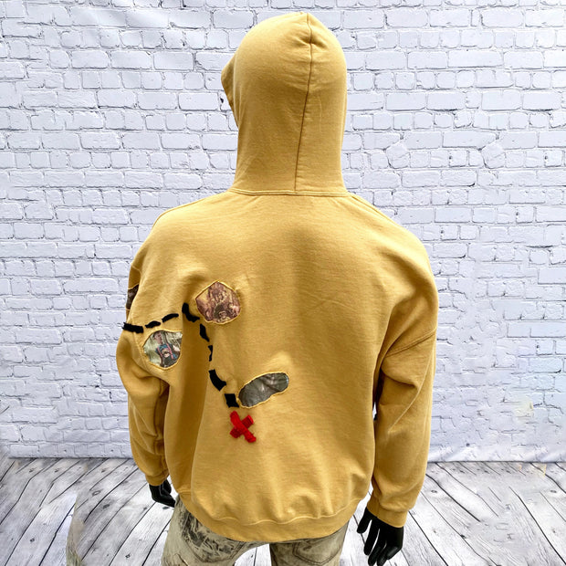 Men's long sleeve street style loose hoodie