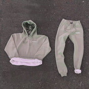 Leisure sports street home plus velvet suit