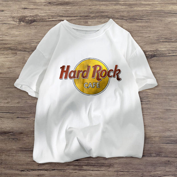 Tide brand pattern short-sleeved couple short-sleeved T-shirt