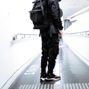 Paratrooper pants with streamers and multi-pockets