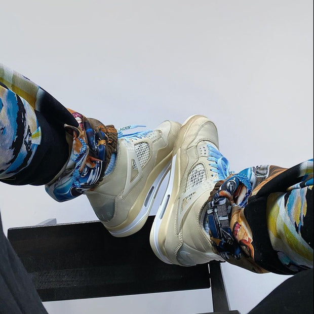 Casual personality printed trend trousers