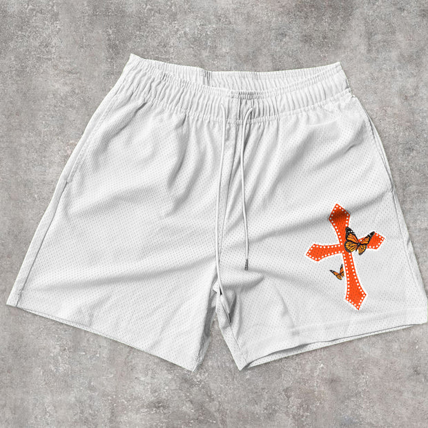 Trendy retro casual street sports shorts