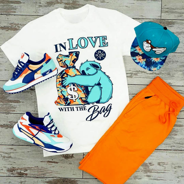 Personalized casual printing suit men