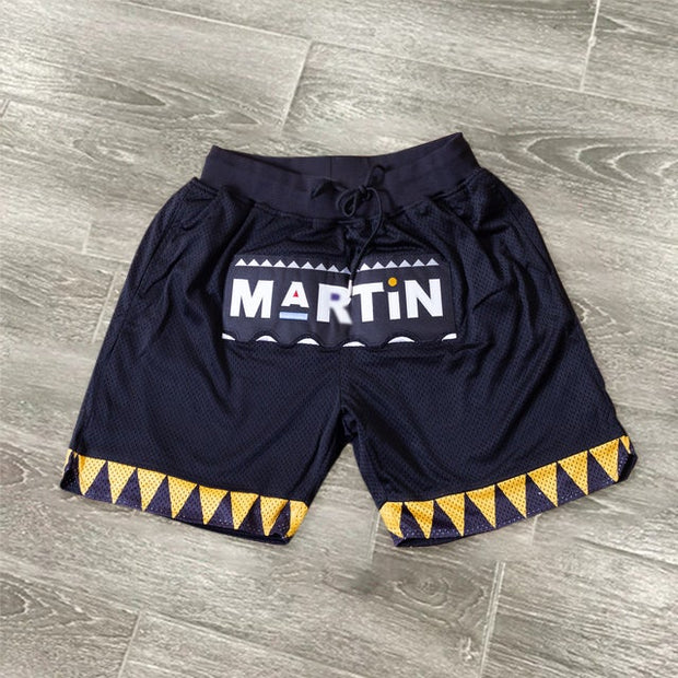 Black sports casual shorts