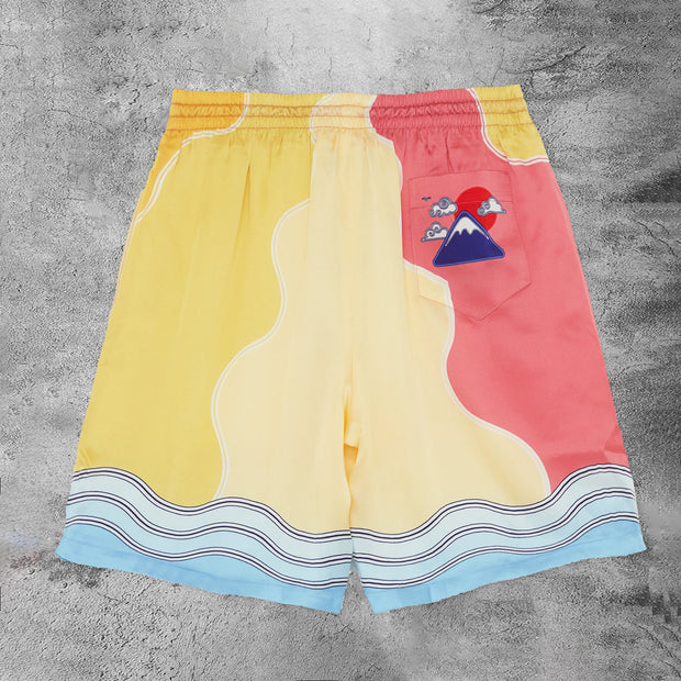 Art Noble Luxury Print Shorts
