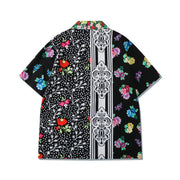 Beach Shirt Loose Short Sleeve Shorts Set