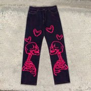 Casual man ghost love is not yet street jeans