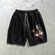 Personalized funny printed casual loose shorts