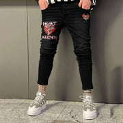 Casual retro fashion pencil pants street style jeans
