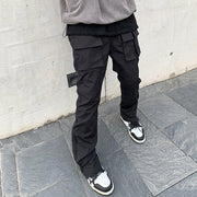 High street performance vibe style trousers zipper street casual trousers