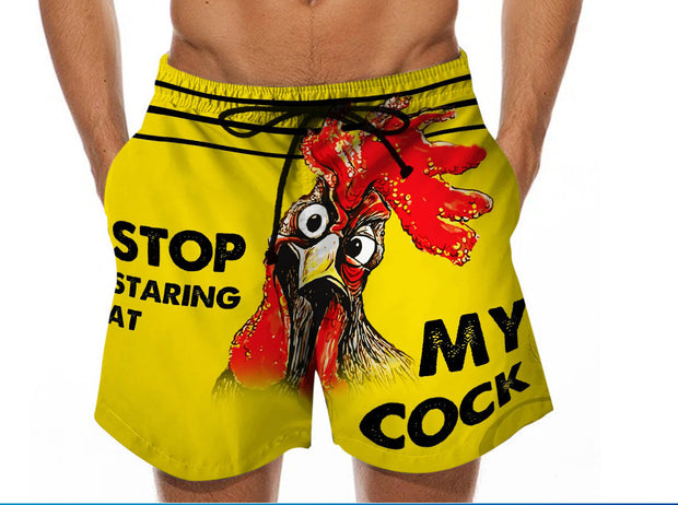 Spoof banana shorts