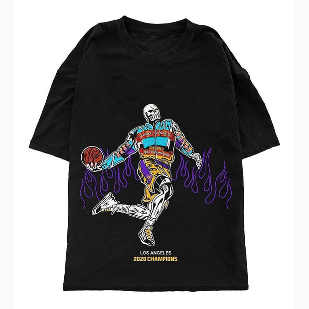 Men's street style short-sleeved T-shirt