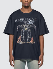 Personalized street style print round neck short sleeve T-shirt