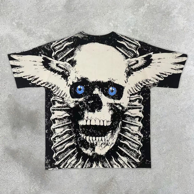 Angel prayer casual street T-shirt