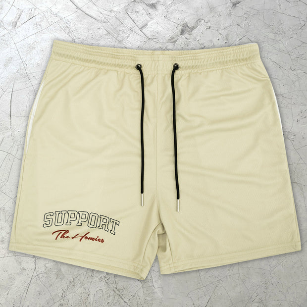 Casual Retro Street Hip Hop Mesh Shorts