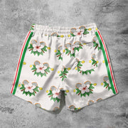 Fashion Flower Sports Vacation Shorts