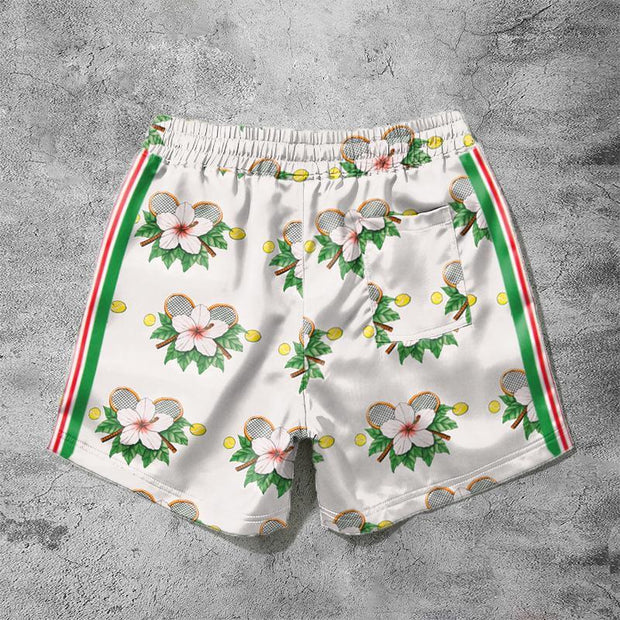 Fashion Flower Sports Vacation Shorts