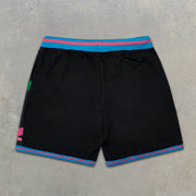Miami Graphic Print Elastic Shorts