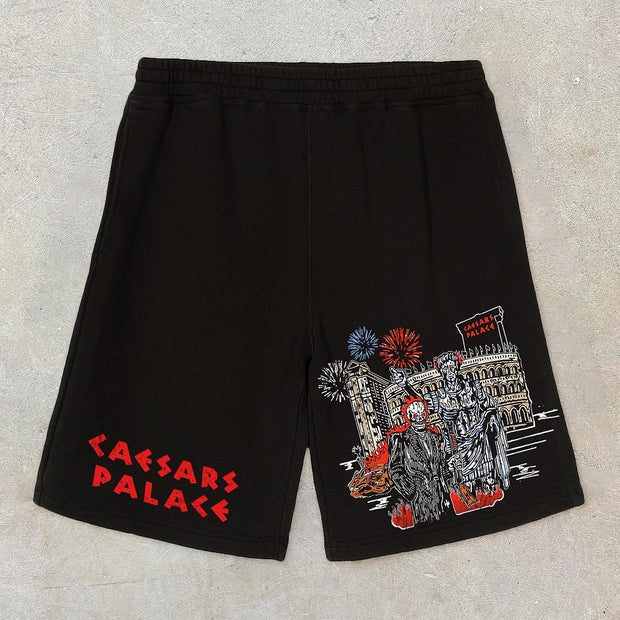 Fashion printed sports shorts