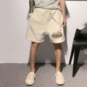California Print Elastic Shorts