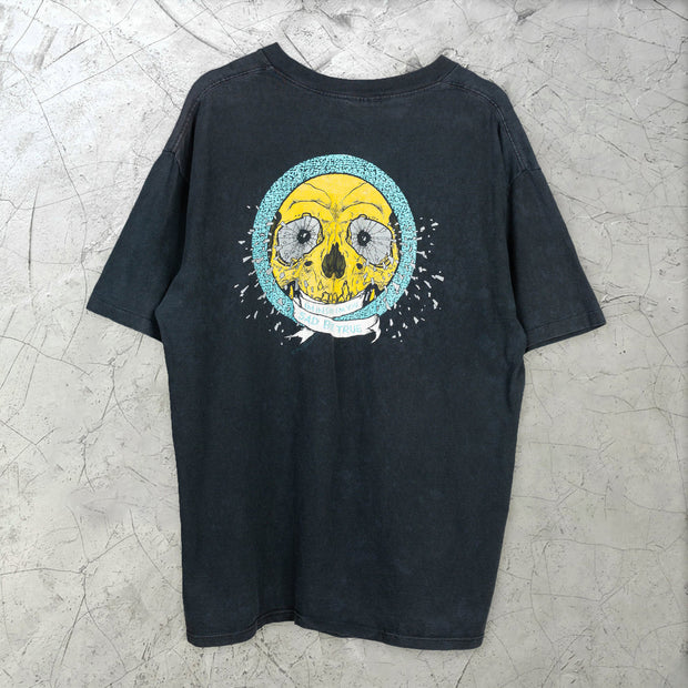 Cartoon skull pattern fashion short-sleeved T-shirt