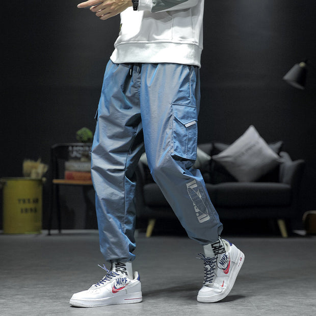 Workwear men's trousers casual pants reflective chameleon trousers