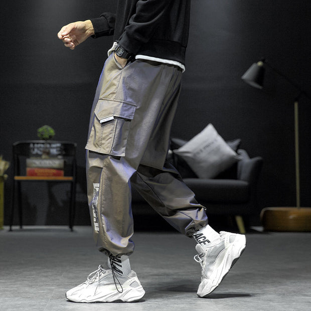 Workwear men's trousers casual pants reflective chameleon trousers
