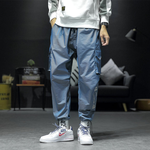 Workwear men's trousers casual pants reflective chameleon trousers