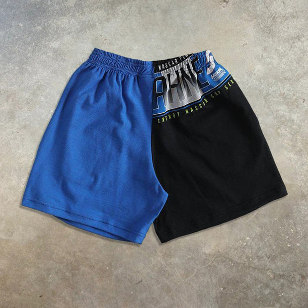 Personalized printing men's casual shorts