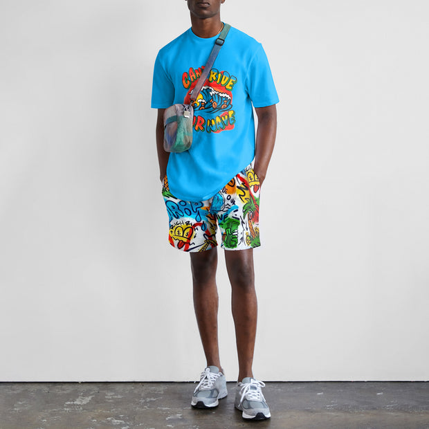 Personalized printed shorts suit