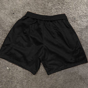 Personalized butterfly retro print mesh track shorts