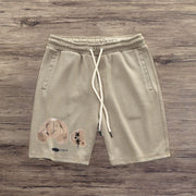 Bear Print Casual Fashion Shorts