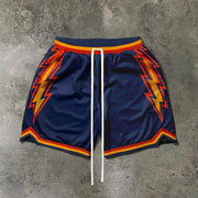 Sports personality lightning shorts men