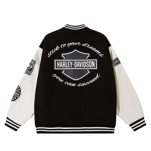 Embroidered casual street sports baseball jacket