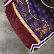 Sports cashew flower shorts men