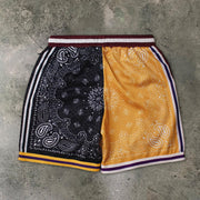 Sports cashew flower shorts men