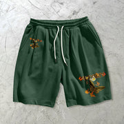 Fashion printed butterfly trend street shorts