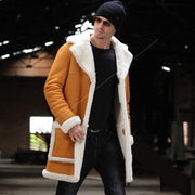Men's fur coat padded jacket
