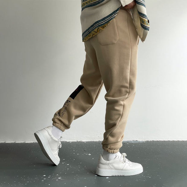 Personalized Fashion Print Casual Bungee Pants