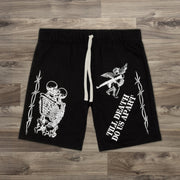 Fashion casual personality print shorts