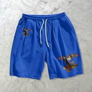 Fashion trend printing casual sports shorts
